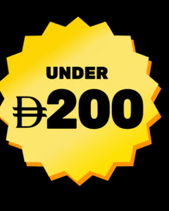 Discounted luxury items and mid-range products under 200 AED