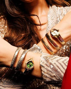 Women's luxury wristwatches, mesh strap watches, and dress watch collection