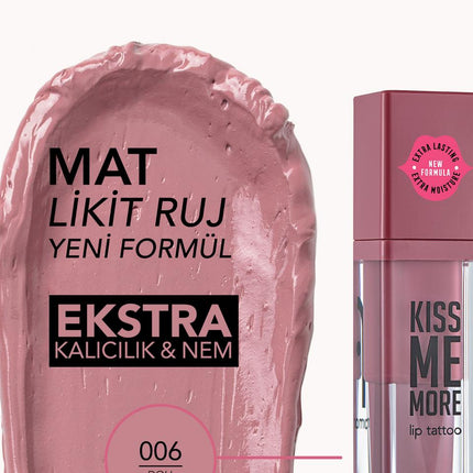 Flormar Kiss Me More Lip Tattoo Lipstick-xpressionsstyle
