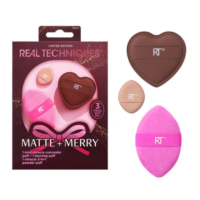 Real Techniques Matte + Merry Puff Trio
