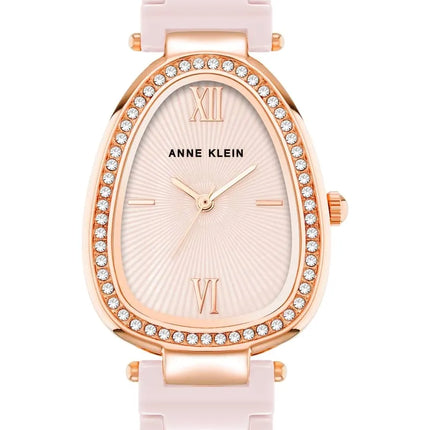 Anne Klein Women’s Analog Ceramic Watch – Model AK/5012RGBH