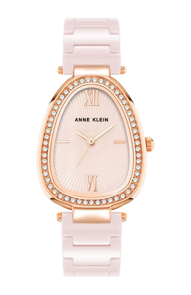 Anne Klein Women’s Analog Ceramic Watch – Model AK/5012RGBH