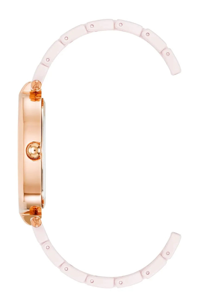 Anne Klein Women’s Analog Ceramic Watch – Model AK/5012RGBH