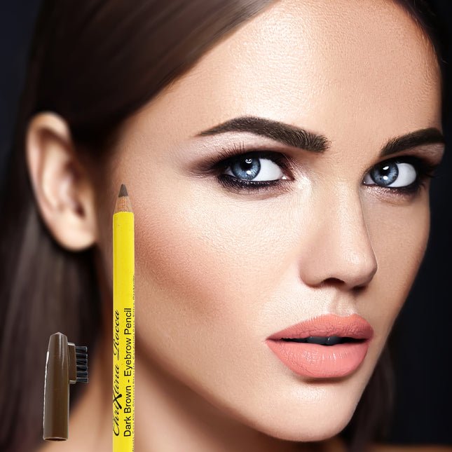 Chrixtina Rocca Beautiful You Eyebrow Pencil With Brush Dark Brown-xpressionsstyle