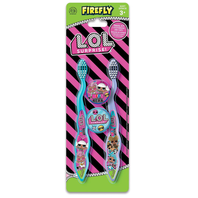 LOL Suprise! 2 Toothbrush and Caps for Kids-xpressionsstyle