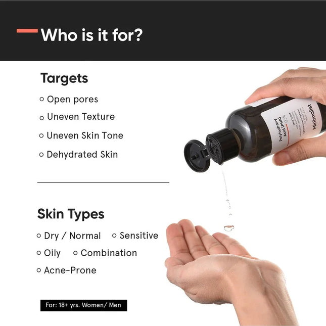 Minimalist PHA 3% Alcohol Free Face Toner, 150 ml