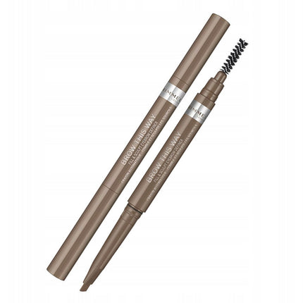 Rimmel London Brow This Way 2-In-1 Filler & Fixer Eyebrow Definer Blonde - 001-xpressionsstyle