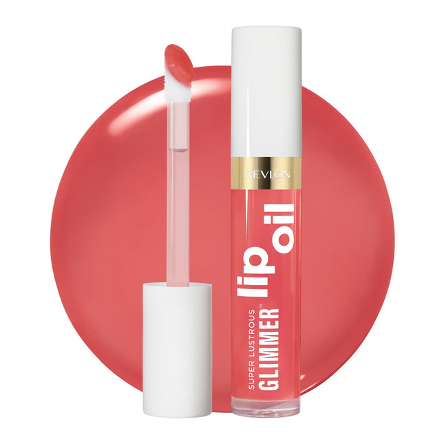 Revlon Super Lustrous Glimmer Lip Oil Posh Peach