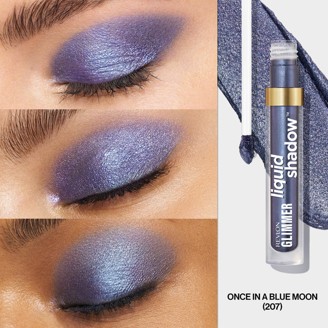 Revlon Glimmer Liquid Shadow 207 مرة في قمر أزرق