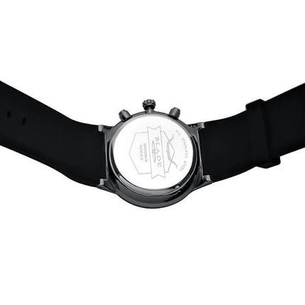 BLADE Indie Gun 3565G5ANN PVD Gun Plated SS Case and Silicon Strap Watch-xpressionsstyle