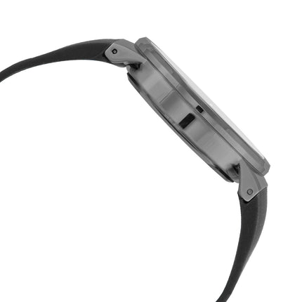 BLADE Indie Gun 3565G5ANN PVD Gun Plated SS Case and Silicon Strap Watch-xpressionsstyle