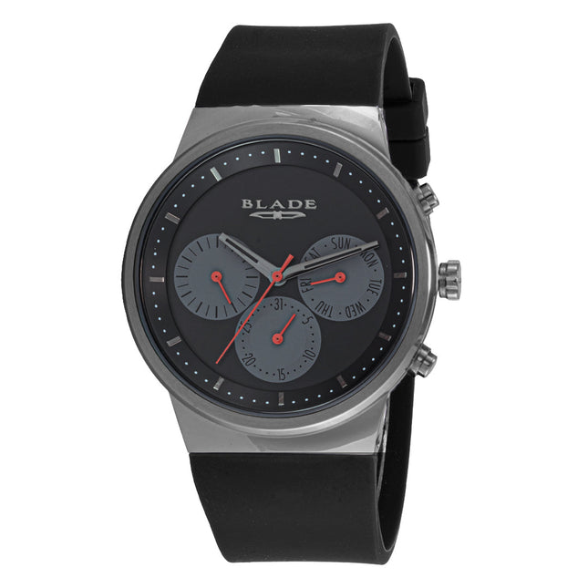 BLADE Indie Gun 3565G5ANN PVD Gun Plated SS Case and Silicon Strap Watch-Impulse Warehouse UAE