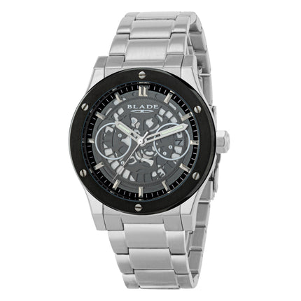BLADE Twist Mono 3581G2MNS SS Case & Band Date Men's Watch-xpressionsstyle