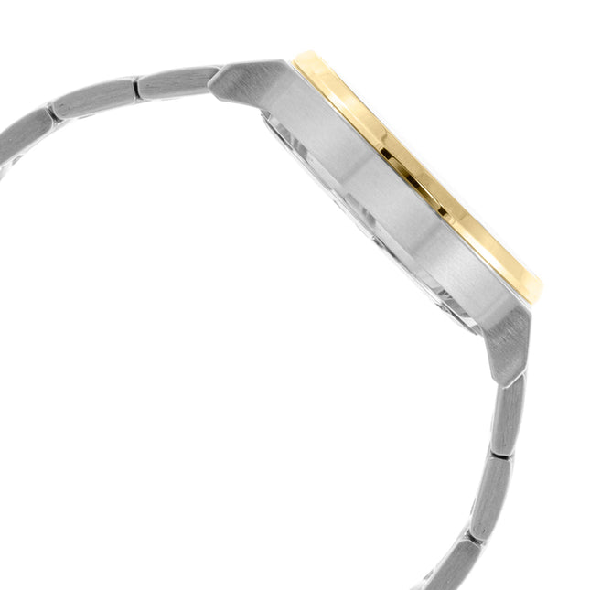 ساعة رجالية BLADE Twist Ivory – مجموعة أجندة | 42 مم مطلية بالذهب PVD