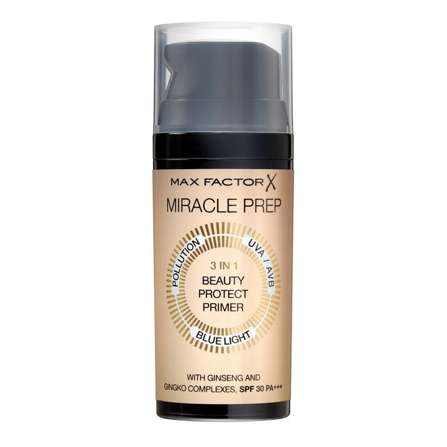 Max Factor Miracle Prep 3in1 Make Up Primer Beauty Protect 30ml-xpressionsstyle
