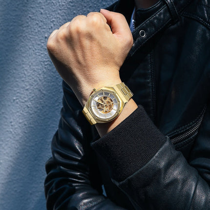 BLADE Octa SS Men's Automatic Gold 3614G2GSG SS Case & Band Watch-xpressionsstyle