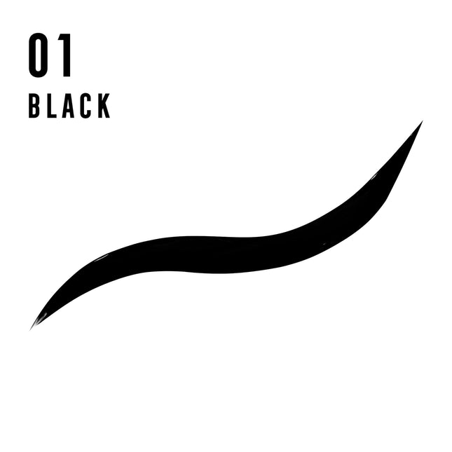Max Factor  Matte Liquid Eyeliner Masterpiece Black  - 01-xpressionsstyle