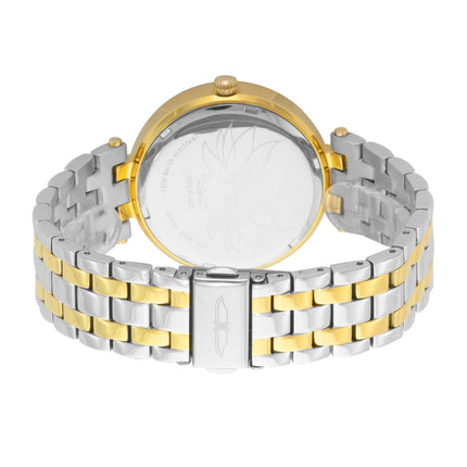 BLADE Dazzle Ivory 3632L2TST SS Case & Band Multifunction Women's Watch-xpressionsstyle