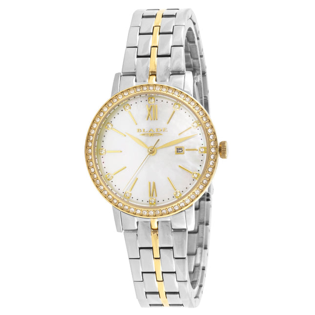 BLADE Intense Ivory 3637L2TST SS Case & Band Date Women's Watch-Impulse Warehouse UAE
