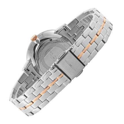 BLADE Intense Bichrome 3637L2UBU SS Case & Band Date Women's Watch-xpressionsstyle
