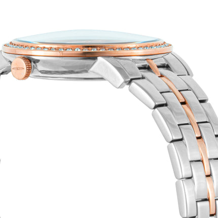 BLADE Intense Bichrome 3637L2UBU SS Case & Band Date Women's Watch-xpressionsstyle