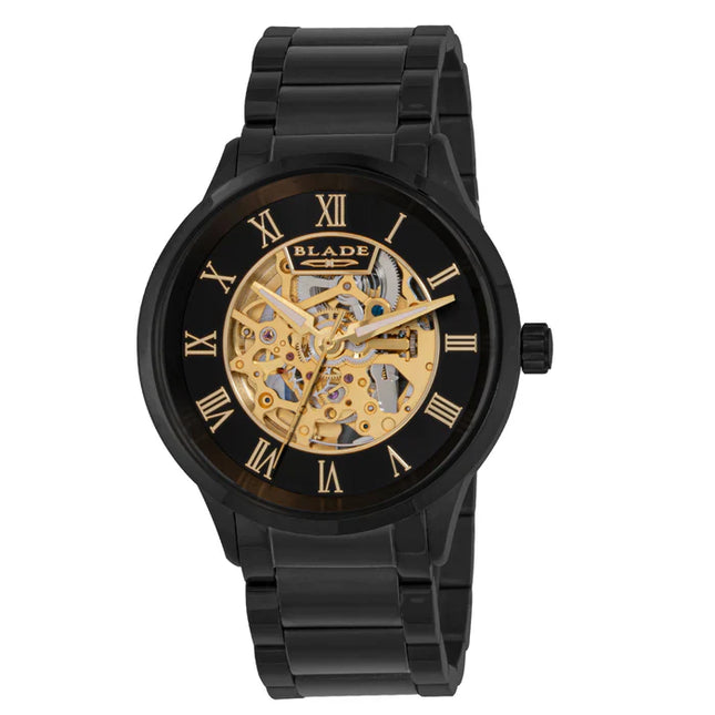 BLADE Sempre SS Noir 3703G2NNN SS Case & Band Automatic Men's Watch