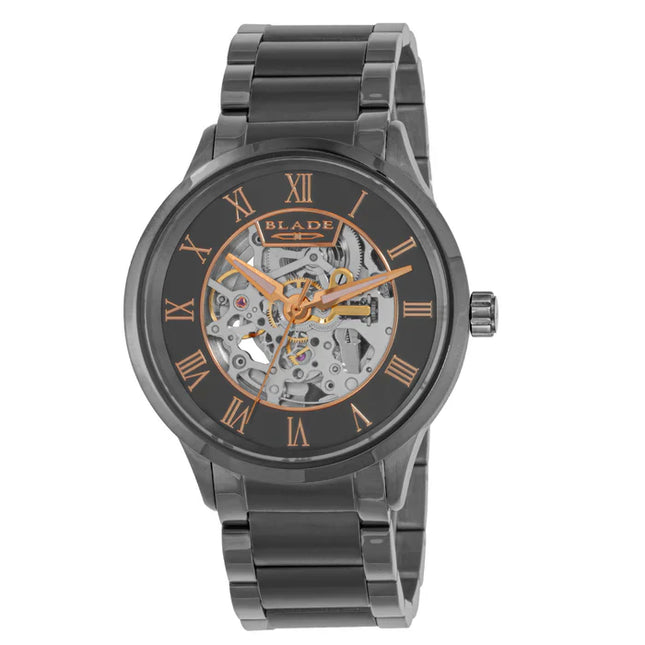 BLADE Sempre SS Gun 3703G2AGA SS Case & Band Automatic Men's Watch