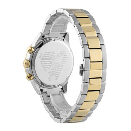 ساعة يد رجالية BLADE Echelon SS Ivory 3708G2TST متعددة الوظائف بهيكل وسوار من الستانلس ستيل
