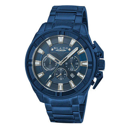 BLADE Crossfire Ocean 3712G2QBB SS Case & Band Multifunction Men’s Watch
