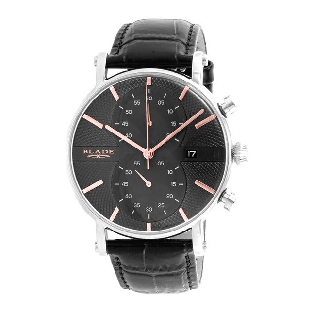 BLADE Aura Grey 3724G1SGN – ساعة رجالية كرونوغراف فلكو كولكشن 1/5 ثانية.
