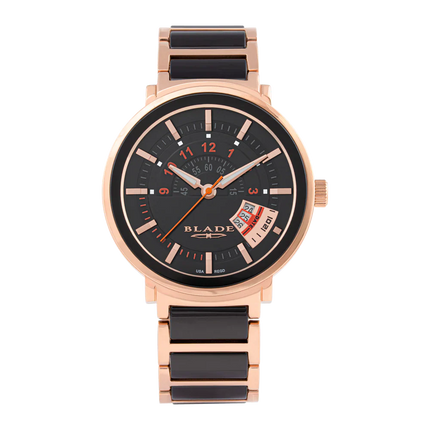 BLADE Jazz Crimson 3728G4RNN – Dinamico Collection Japan Date Quartz Men's Watch