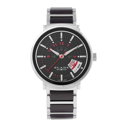 BLADE Jazz Black 3728G4SNN – Dinamico Collection Japan Date Quartz Men's Watch