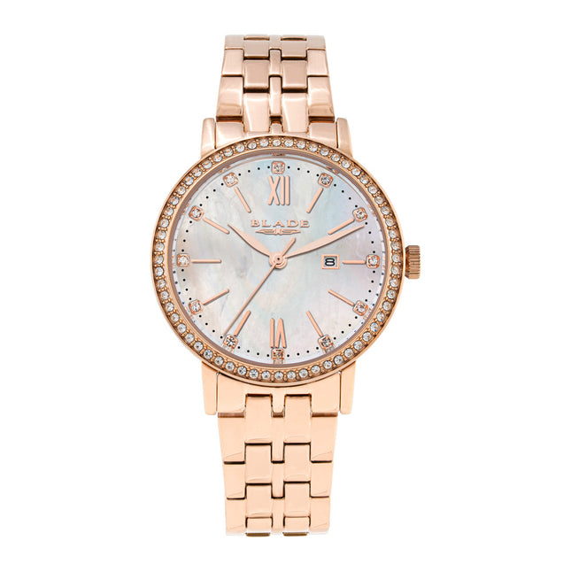 BLADE Intense Coral 3737L2RHR SS Case & Band Date Women's Watch
