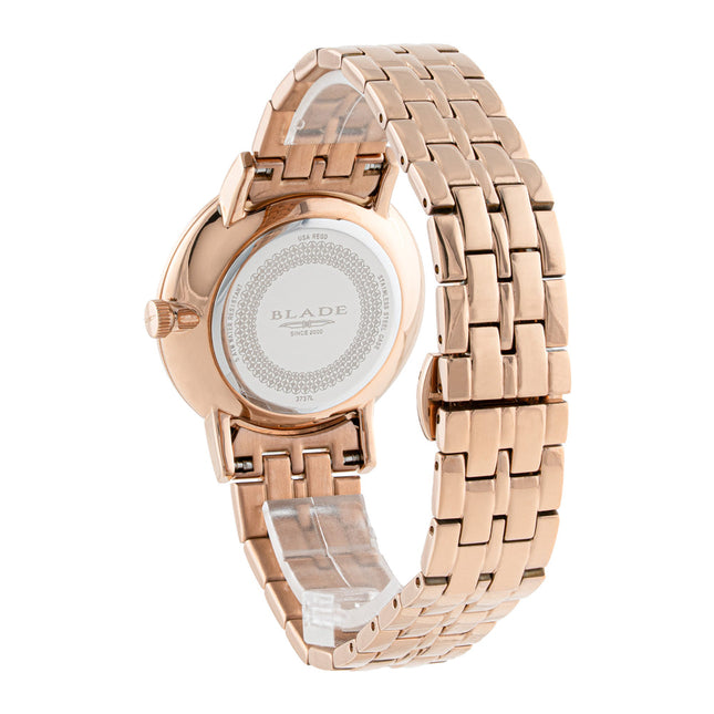BLADE Intense Coral 3737L2RHR SS Case & Band Date Women's Watch