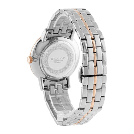 BLADE Intense Bichrome 3737L2UBU – Mystique Collection Japan Date Quartz Women's Watch