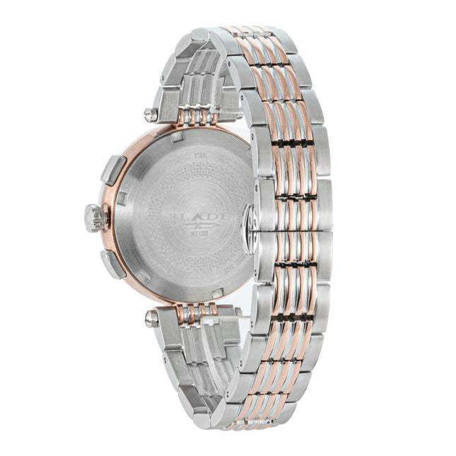 ساعة BLADE Allure SS Shell 3739L2USU - مجموعة Mystique بسوار مزدوج الوظائف للسيدات