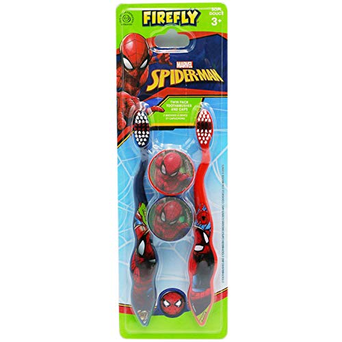 Marvel Spiderman 2 Toothbrush and Caps for Kids-Impulse Warehouse UAE