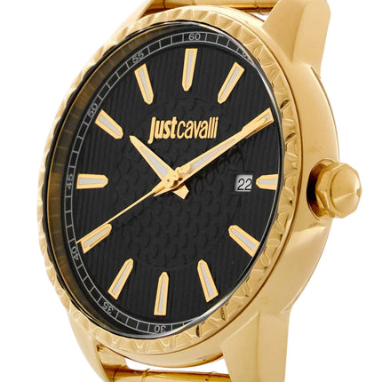Just Cavalli JC1G176M0165 Round 43mm Gold Watch