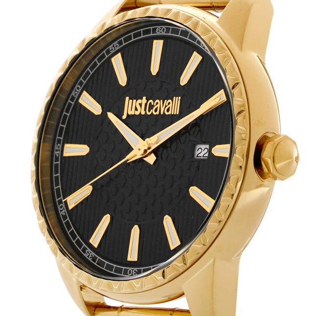 Just Cavalli JC1G176M0165 Round 43mm Gold Watch