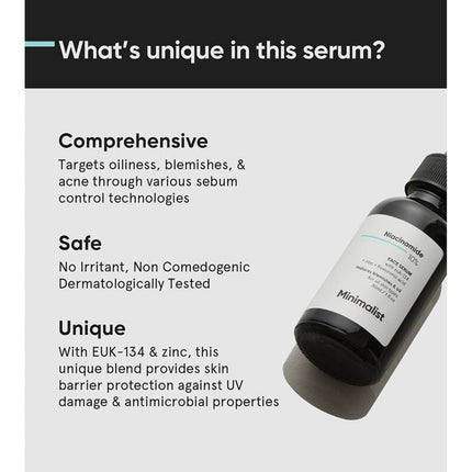 Minimalist 10% Niacinamide Serum 30ml