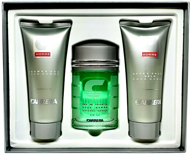 Carrera 3 Piece Gift Set for Men EDT 100ml + 200 ml Shower Gel + 200 ml After Shave-Impulse Warehouse UAE