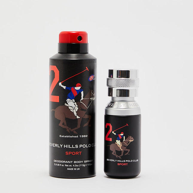 Beverly Hills Polo Club Sport No 2 Gift Set for Men EDT-xpressionsstyle