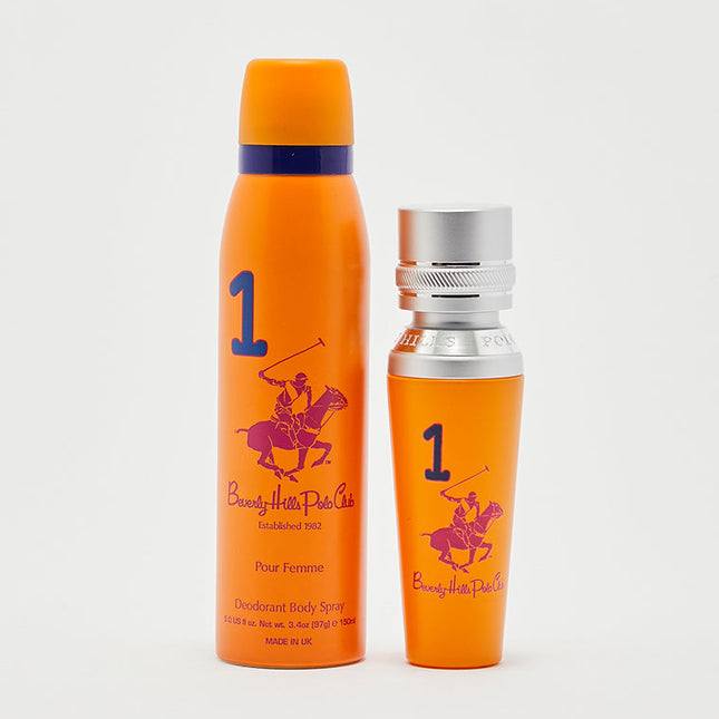 Beverly Hills Polo Club No.1 Gift Set for Women EDP 50Ml + Deodorant 150Ml-xpressionsstyle