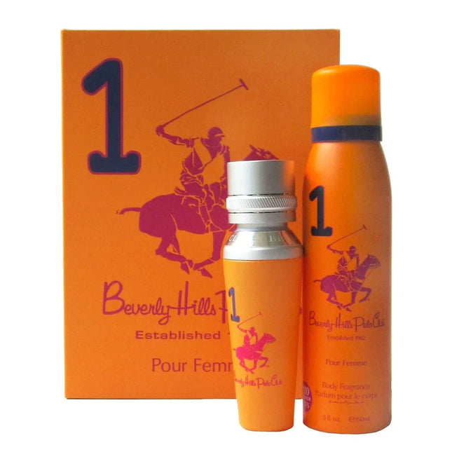 Beverly Hills Polo Club No.1 Gift Set for Women EDP 50Ml + Deodorant 150Ml-xpressionsstyle