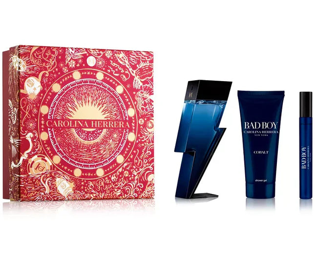 Carolina Herrera Bad Boy Cobalt for Men Gift Set-Impulse Warehouse UAE