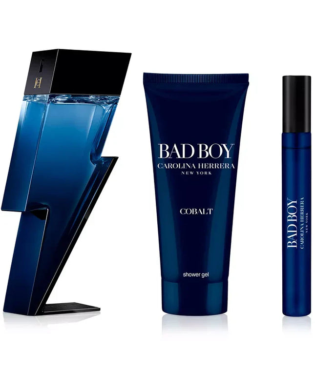 Carolina Herrera Bad Boy Cobalt for Men Gift Set-Impulse Warehouse UAE
