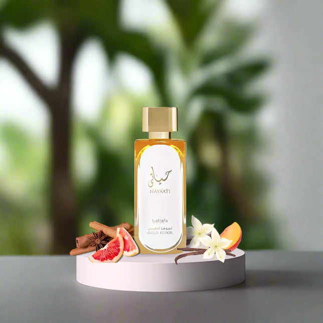 Hayaati Gold Elixir By Lattafa EDP 100ml-Impulse Warehouse UAE