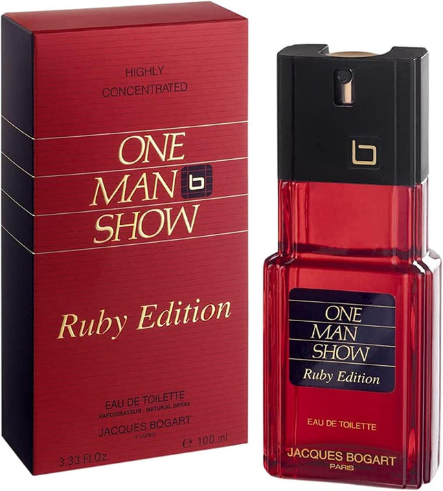 Jacques Bogart One Man Show Ruby Edition for Men EDT 100ml-Impulse Warehouse UAE