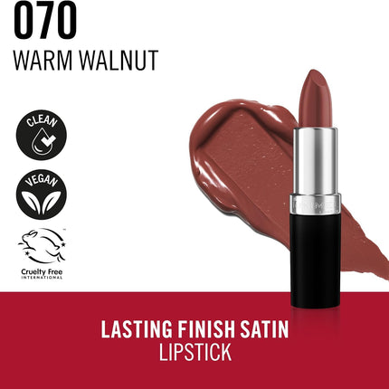 Rimmel Lasting Finish Lipstick - 70 Warm Walnut
