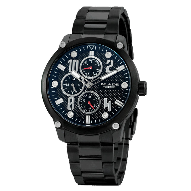 BLADE Combat II 3563G2NNN PVD Black Steel Multifunction Men's Watch-Impulse Warehouse UAE